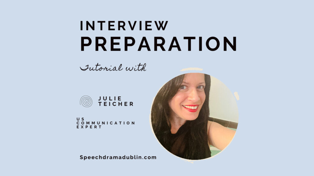 Interview preparation with Julie Teacher